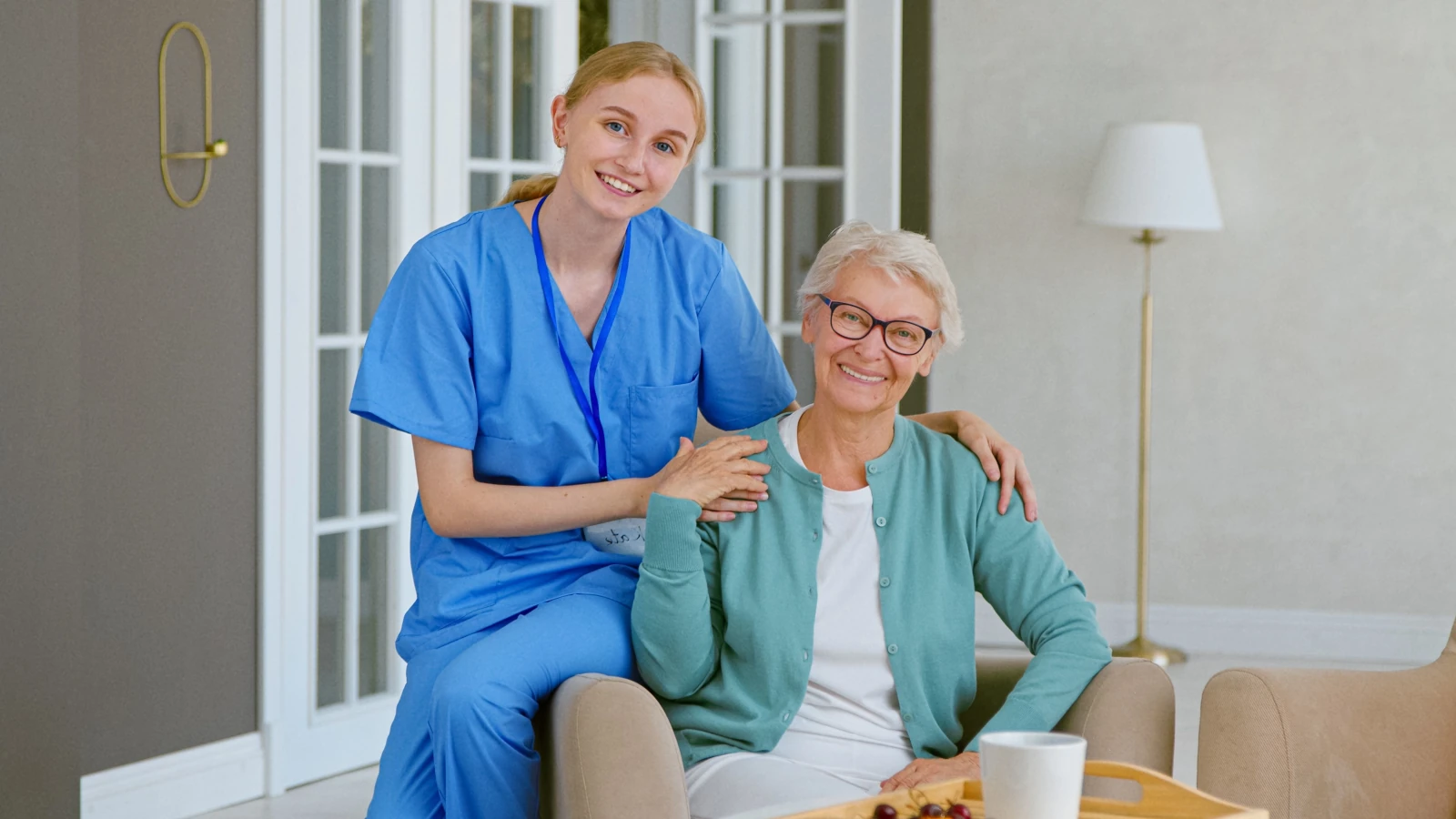 Two Women smiling